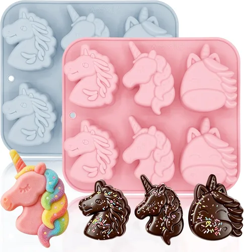 Miniatura 12 de Paquete de 2 moldes de silicona para baby shower, 35 cavidades para pies de bebé, con botella 3D, para chupete, patrón de oso carruaje para fiesta