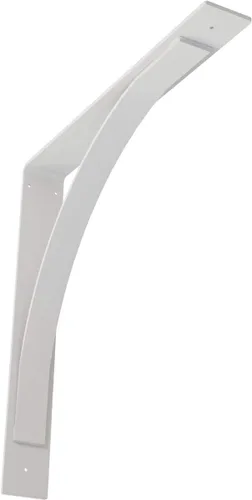 Miniatura 58 de Soporte de acero Morris de 3 pulgadas de ancho x 6 pulgadas de profundidad x 6 pulgadas de alto, latón envejecido
