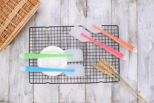 Miniatura 5 de HiramWare Juego de 4 espátulas de silicona resistentes al calor 450F con núcleo de acero inoxidable, utensilios de cocina de buen agarre de grado