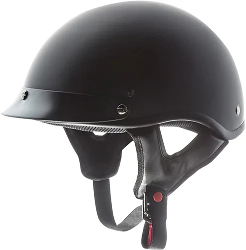 Torc Casco de media bandera T-53 Mate negro