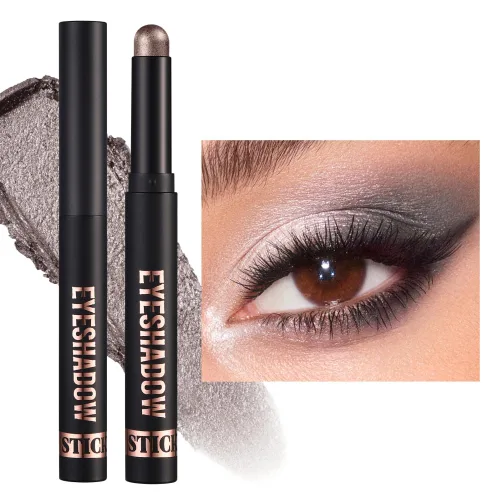 Miniatura 8 de Juego de sombra de ojos en barra de 8 colores, lápiz de sombra de ojos en crema mate brillante, lápiz iluminador de ojos, impermeable, de larga 11#