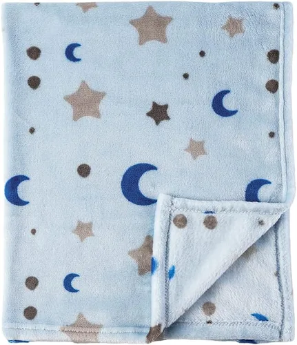 Miniatura 2 de Bunnikins & Clover Manta de Bebé de Franela de Felpa Ligera Súper Suave para Niños y Niñas, Manta de Lactancia de Forro Polar Floral para Niños