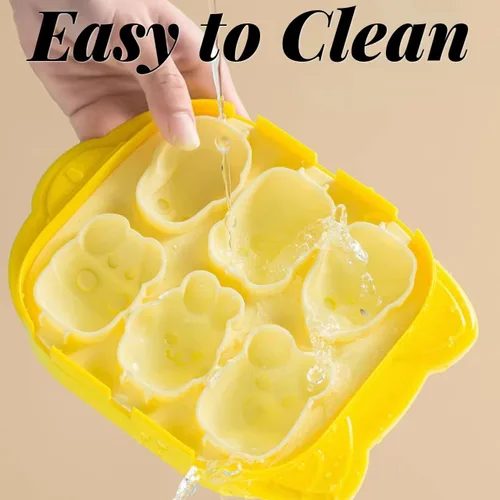 Miniatura 2 de Molde para paletas de silicona, 6 piezas de moldes de silicona para hacer helados, moldes de helado congelados, accesorios de cocina, leche materna