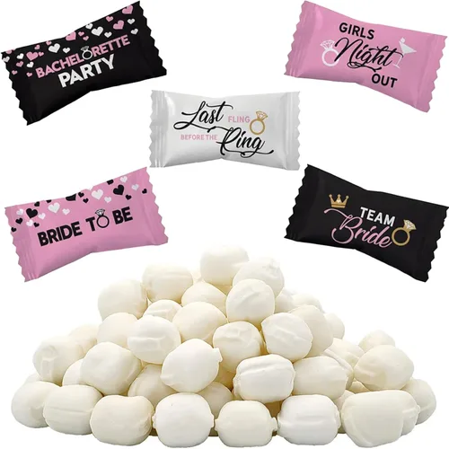 Miniatura 3 de Fruidles Bachelorette Buttermints, caramelos de menta, menta después de la cena, sin grasa, certificado Kosher, envueltos individualmente (55 piezas)