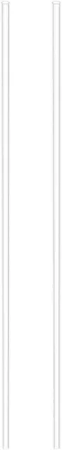 Tubo de PVC transparente Tubo rígido de plástico Tubería redonda, [para iluminación, acuario, pecera] - 0.354 in de diámetro interior x 0.394 in