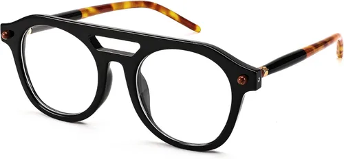 Miniatura 9 de FEISEDY Gafas de bloqueo de luz azul aviador de los años 70, marco piloto cuadrado, antideslumbrante, gafas de computadora para mujeres y hombres