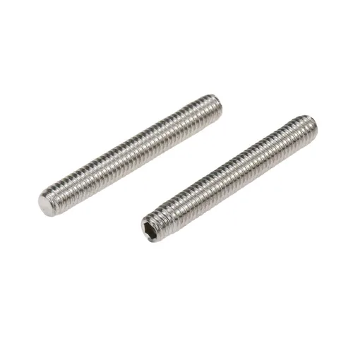 Miniatura 7 de Sscon 100PCS M6x16mm Hexagonal interno Juego de tornillos de agarre 201 Acero inoxidable Punto plano Tornillo