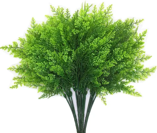 Miniatura 19 de CATTREE Vid colgante artificial, hojas de hiedra sintética, plantas de plástico, plantas de hojas falsas, plantas de hojas artificiales, resistentes