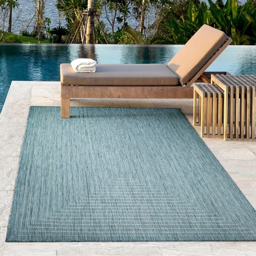 Miniatura 13 de Adiva Rugs Alfombra de área para interiores y exteriores, resistente a la intemperie, fácil de limpiar, resistente a las manchas para comedor, patio