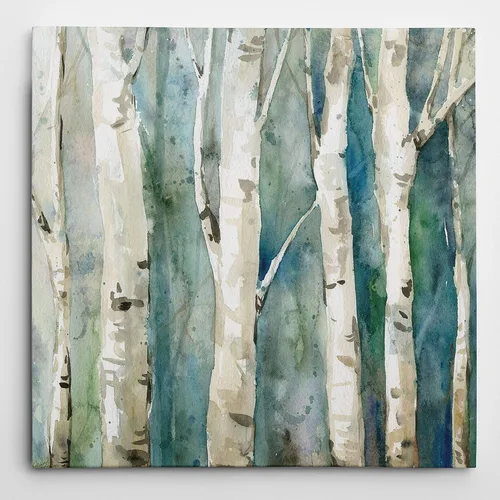 Miniatura 50 de WEXFORD HOME Cuadro Premium en Lienzo con Envoltura de Galería Floral Multicolor para Pared, Arte Abstracto Floral Romántico Moderno, Impresión