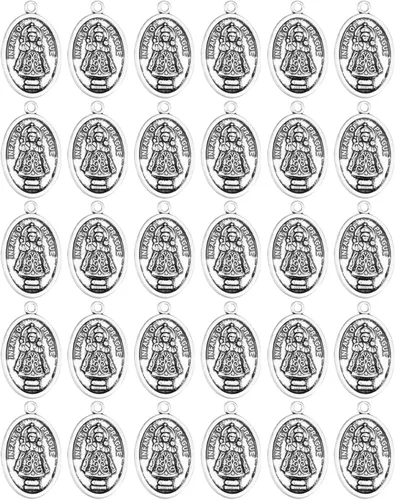 Miniatura 19 de COTTVOTT Colgante de Medalla de San Cristóbal/San José/Arcángel San Miguel/San Benito/Nuestra Señora Gracia Guadalupe para Collar de Rosario