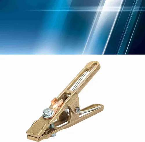 Miniatura 6 de Abrazadera de tierra de soldadura, abrazadera de tierra de soldadura de tierra en forma de A de latón 260A para máquina de soldadura (260A)