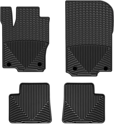 WeatherTech Alfombrillas para todo tipo de clima para Mercedes AMG GLS 63, GLE 450 AMG, AMG GLE 63 S - 1ª y 2ª fila (W257-W110), color negro