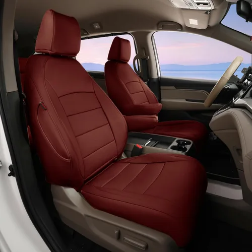 Miniatura 8 de coverdream Odyssey Fundas de asiento de automóvil de ajuste personalizado para Honda Odyssey 2004-2010, asiento de capitán de 2ª fila, totalmente