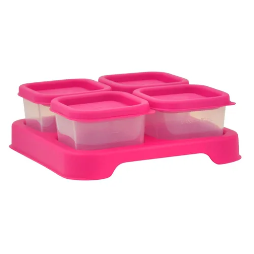 Miniatura 6 de green sprouts Cubos irrompibles de comida fresca para bebés (2 onzas/4 unidades) Almacena, lleva y sirve comida casera para bebés. La tapa Agua