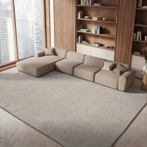 Miniatura 18 de SAFAVIEH Arizona Shag Collection ASG820A - Alfombra de pasillo, 2 pies 3 pulgadas x 6 pies, color crema, diseño sólido, no desprende pelusa y fácil