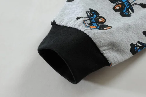 Miniatura 7 de Little Hand Pijamas de algodón para niños pequeños, diseño de dinosaurio, planetas, 2 piezas, ropa de dormir, conjuntos de ropa de dormir de 2 a 7