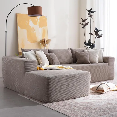 Miniatura 54 de 106" Cloud Boneless Couch with Chaise, L-Shape Deep Seat Sectional Couches, No Assembly Required, Convertible Modular Sleeper Sofa Bed, Living Room