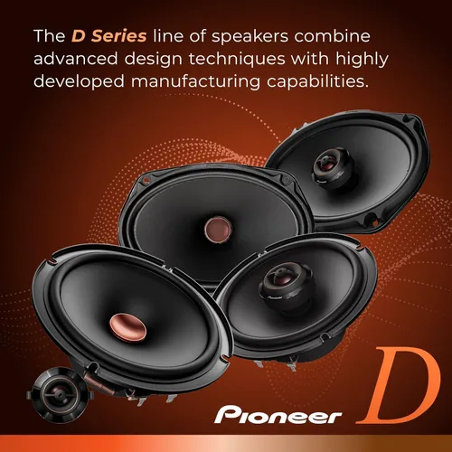 Miniatura 2 de PIONEER Serie D TS-D69C - Altavoces de 2 vías de 6 x 9 pulgadas (par) - 330 W máximo, agudos nítidos + voces claras, actualización ideal de fábrica