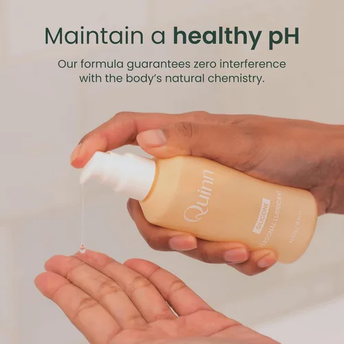 Miniatura 4 de Quinn Wellness Lubricante personal a base de silicona de 4 onzas, lubricante orgánico hipoalergénico e hidratante para ella, él y parejas