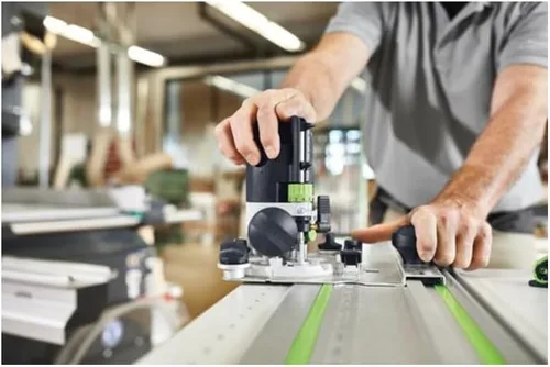 Miniatura 6 de Festool FS1400/2-LR32-55"(55.118 in)Carril de guía con agujeros para perforación. Modelo-496939