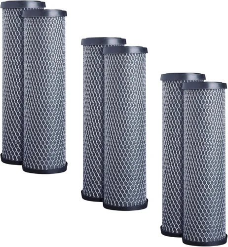 Miniatura 3 de CFS Compatible con WFPFC8002, WFPFC9001, FXWTC, SCWH-5, WHEF-WHWC, WHCF-WHWC, CTO10, T01, C1 Cartucho de filtro de carbono, 9-3/4" x 2-1/2", 5