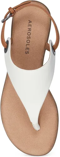 Miniatura 9 de Aerosoles Sandalia plana casual para mujer, Blanco
