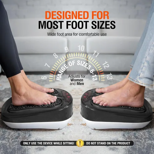 Miniatura 4 de Máquina de masajeador de pies eléctrico Power Legs con control remoto, velocidad ajustable, vibración - masajeador de pantorrilla - masajeador