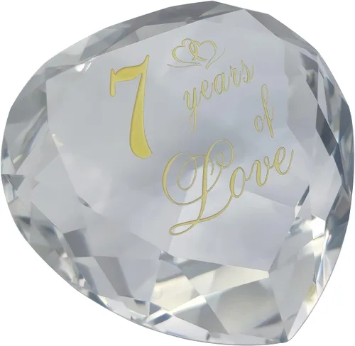Miniatura 18 de Regalos de cristal de aniversario de 1 año para ella y él, primera boda para marido, esposa, novio o novia, regalo de aniversario de un año