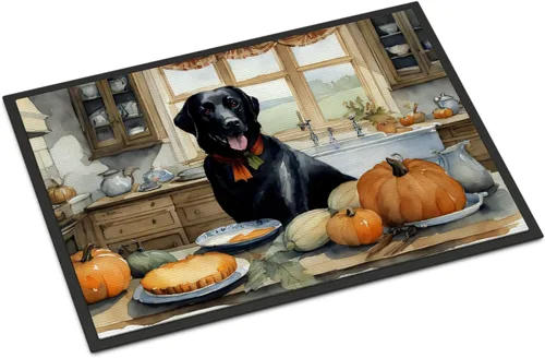 Miniatura 59 de Caroline's Treasures DAC1720MAT Affenpinscher - Tapete de otoño para cocina, con calabazas, 18 x 27 pulgadas, tapete para puerta delantera