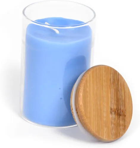 Miniatura 24 de BeeTheLight Vela de Cera de Abeja en Tarro - 100% Cera de Abeja Pura de EE.UU. en Recipiente de Vidrio - Vainilla y Miel