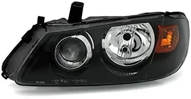 Faro delantero izquierdo compatible con Nissan Almera II 2002 2003 2004 2005 2006 2007 VP721L lámpara delantera de coche faro delantero del lado del