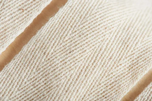 Miniatura 3 de Abbaoww Cinta de sarga de algodón de 50 yardas, 1 pulgada, cinta de cinta natural suave en espiga para coser manualidades, color beige