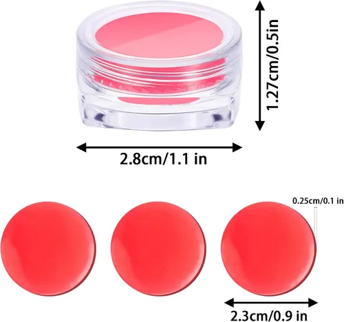 Miniatura 2 de FEBSNOW 45 piezas de cera de pintura de arte de diamante, 15 unidades de cera para pintura de arte de diamantes con caja de almacenamiento llena