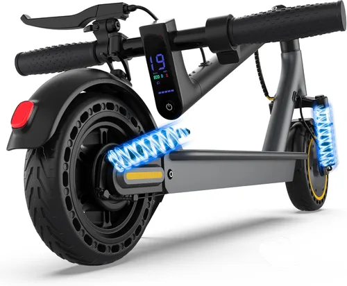 Miniatura 10 de NAVIC Electric Scooter with Dual Suspension, 8.5”/10" Tires, 350W/500W Motor, 19/22 Mph, Max 22/25/27/49Miles Range, Foldable E Scooter for Adults