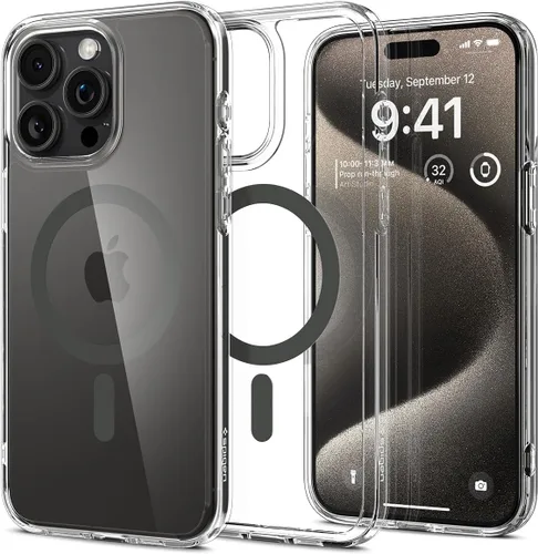 Miniatura 444 de Spigen Funda para iPhone 13 Mini, ultra híbrida MagFit [antiamarilleo] [compatible con Magsafe] - Transparente