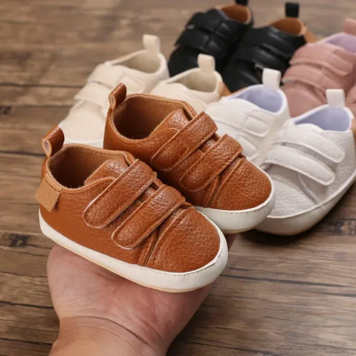 Miniatura 6 de Clowora Zapatos para bebés niños y niñas, suela de goma antideslizante, zapatos de cuna para recién nacidos, mocasines planos.
