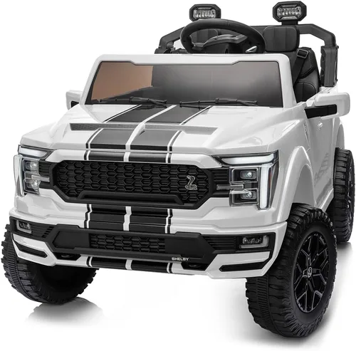 Miniatura 10 de Hikiddo - Coche de policía eléctrico de 24V y 10Ah para niños mayores, vehículo de paseo de 4 plazas con control remoto, SUV de 4 ruedas motrices