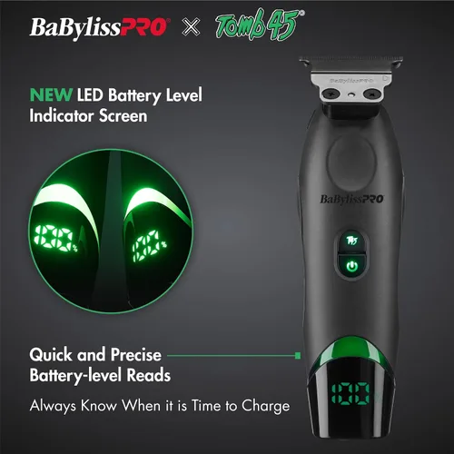 Miniatura 4 de BaBylissPRO x Tomb45 Recortadora de Pelo con Carga Inalámbrica para Hombres