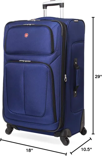 Miniatura 89 de SwissGear - Equipaje suave expandible Sion con ruedas, Negro