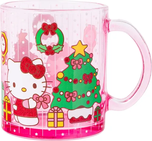Miniatura 33 de Silver Buffalo Sanrio Hello Kitty - Taza de cerámica con lunares rojos y blancos, 20 onzas Hello Kitty lunares rojos y blancos