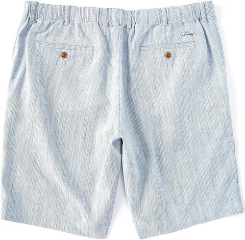 Miniatura 2 de Tommy Bahama Harbor Herringbone Pantalones cortos de golf con cintura elástica parcial