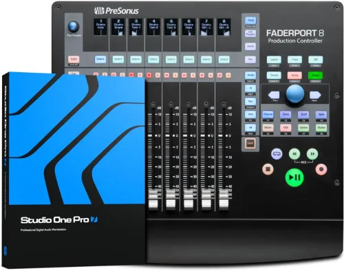 PreSonus FaderPort 8 Controlador DAW con software Studio One Pro