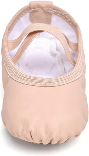 Miniatura 7 de Stelle Zapatos de ballet para niñas Zapatillas de ballet para niños pequeños Zapatillas de cuero suave para niños Zapatos de baile para niños