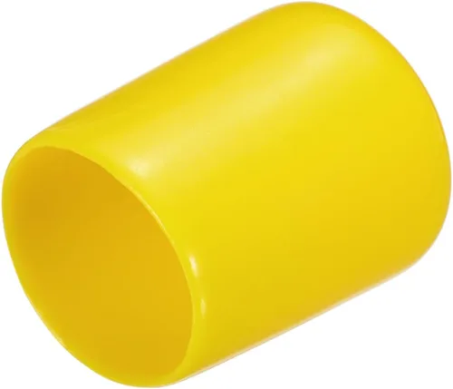 Miniatura 60 de uxcell 25 tapas de goma de 0.787 in de vinilo de identificación redonda tapa tapa de rosca de tornillo protectores negro