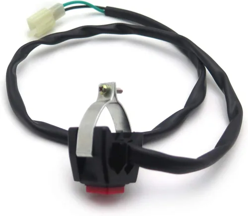 Miniatura 7 de SMT moto- universal Rojo 7/8" manubrio Engine Stop Buttom Kill Cortar Stop Switch botón utilizar en motocicletas ATVs Scooters Motos de nieve