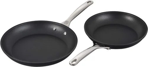 Miniatura 4 de Le Creuset Juego de utensilios de cocina antiadherentes endurecidos, 2 piezas (sartén de 8 y 10 pulgadas)