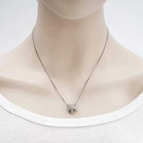 Miniatura 3 de Adabele 1 pieza auténtica de plata de ley 925 con dije de estrella de mar compatible concompatible con Pandora todos los demás europeos Charm