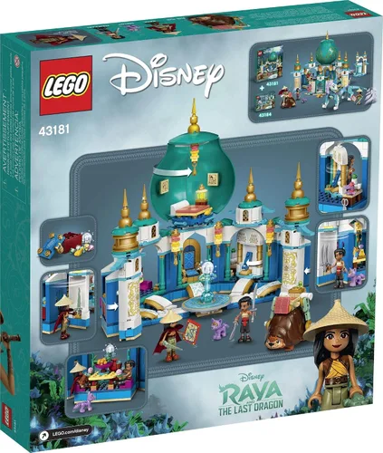 Miniatura 5 de LEGO Disney Raya and The Heart Palace 43181 Kit de construcción de juguetes imaginativos; es un regalo único de Disney para niños que aman
