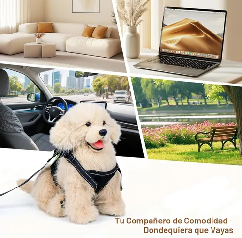 Miniatura 5 de Chongker Animales de Peluche de Perro con Juguetes Magnéticos, Suaves y Tiernos Juguetes de Peluche Golden Retriever, Animales de Peluche